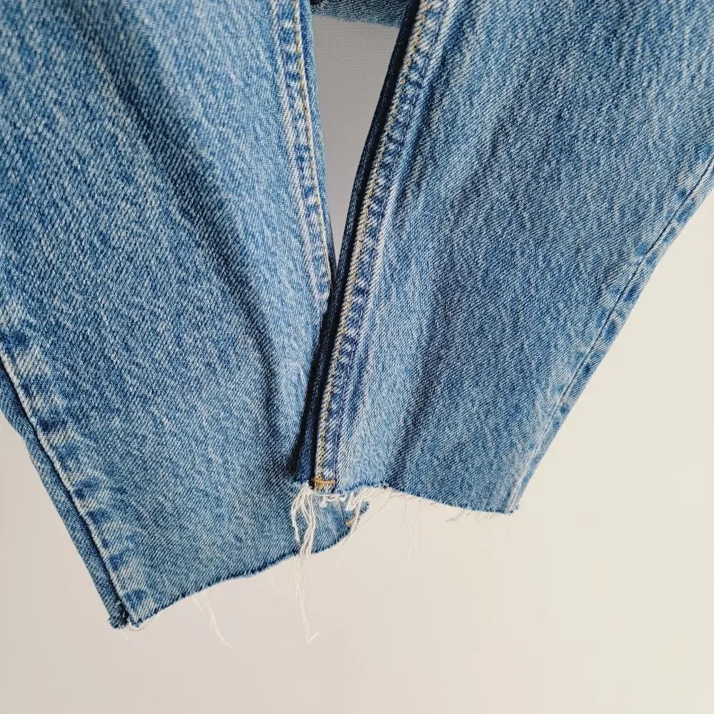 Boyish Revolve Womens 22 Billy Far Country Distressed Button Fly Jeans - Picture 7 of 16